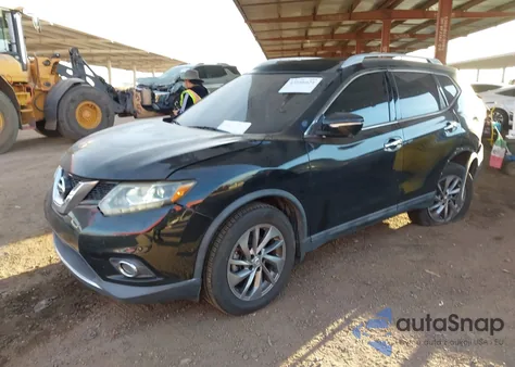 2015 Nissan Rogue Sl z USA, uszkodzony, nr VIN 5N1AT2MV6FC810796